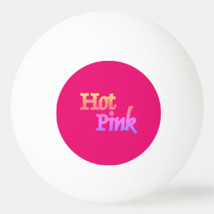 Balle De Ping Pong Hot rose 1 étoile balle de ping-pong blanche