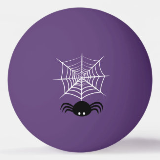 Balle De Ping Pong Illustration d'araignée d'Halloween effrayante