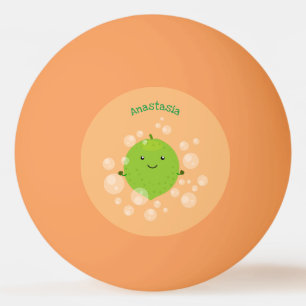 Balle De Ping Pong Illustration de bulles de chaux vert mou