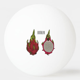 Balle De Ping Pong Illustration de dragon fruit
