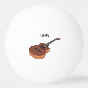 Balle De Ping Pong Illustration de guitare acoustique