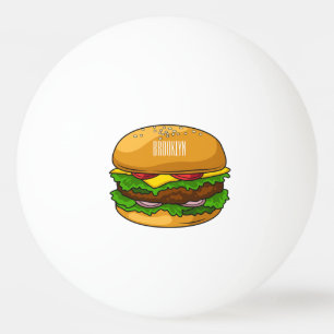 Balle De Ping Pong Illustration de Hamburger