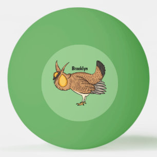 Balle De Ping Pong Illustration de la bande dessinée de poulet de pra