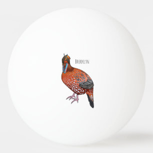 Balle De Ping Pong Illustration de la tragédie de Cabot