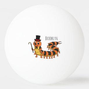 Balle De Ping Pong Illustration drôle de dessin animé centipede