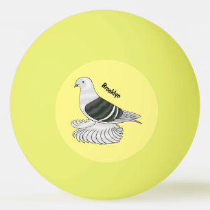 Balle De Ping Pong Illustration du pigeon pigeon du Bouclier de Saxon