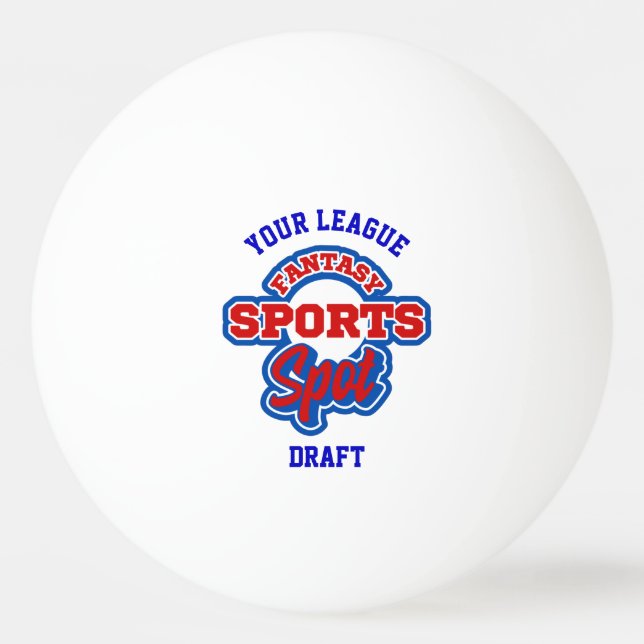 Balle De Ping Pong Imaginaire Sports Spot Brouillon de prélèvement Lo (Devant)