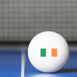 Balle De Ping Pong Irlande National Flag, standard irlandais, bannièr