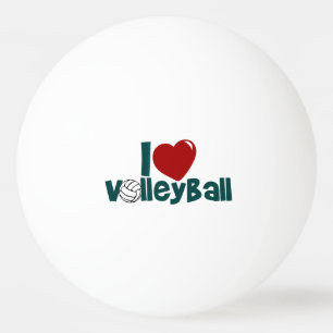 Balle De Ping Pong J'adore le volley-ball