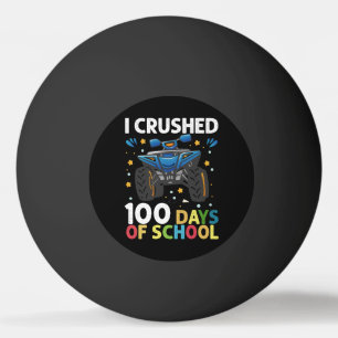 Balle De Ping Pong J'ai écrasé 100 jours de garçons de camion monstre