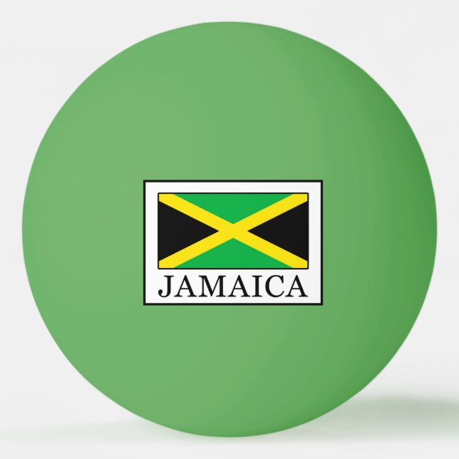 Balle De Ping Pong Jamaïque (Devant)