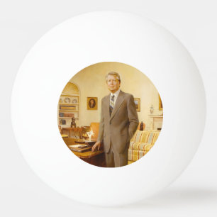 Balle De Ping Pong James Earl Carter peint le portrait du président a