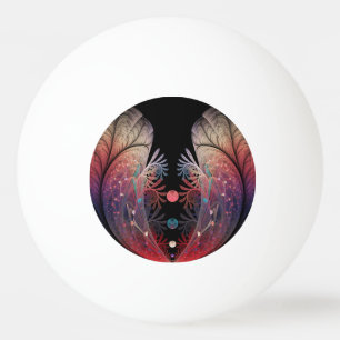 Balle De Ping Pong Jonglage Abstrait Fantastique Moderne Art Fractal
