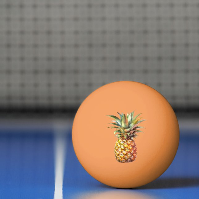 Balle De Ping Pong Joyeux ananas tropical (Filet)