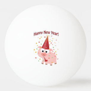 Balle De Ping Pong Joyeux Cochon du Nouvel An