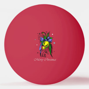Balle De Ping Pong Joyeux Noël