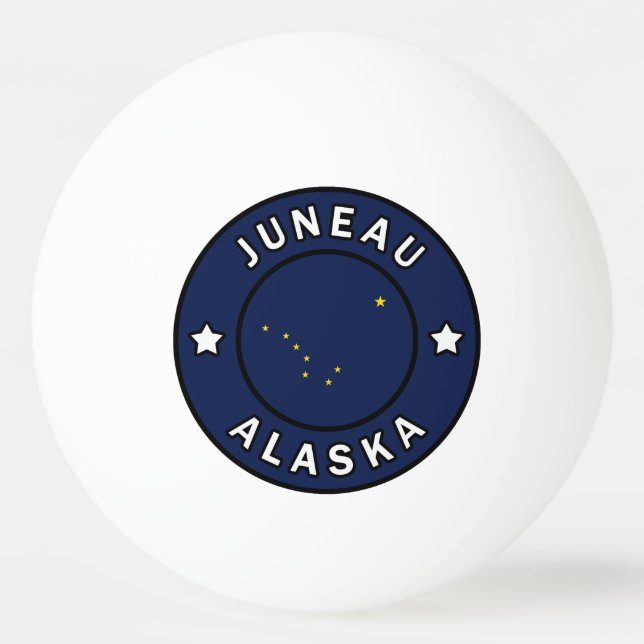 Balle De Ping Pong Juneau Alaska (Devant)