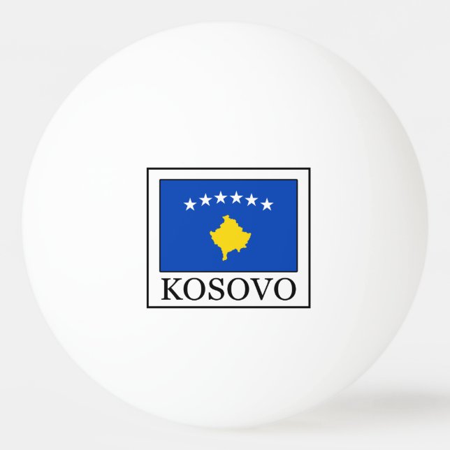 Balle De Ping Pong Kosovo (Devant)