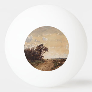Balle De Ping Pong La Forêt De Fontainebleau Aux Environs De Barbizon