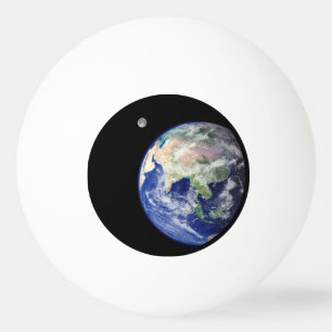 Balle De Ping Pong La terre et lune de l'espace