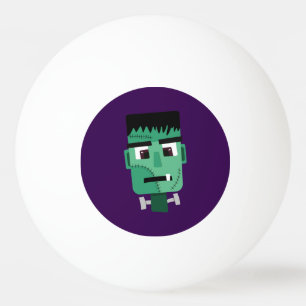 Balle De Ping Pong La tête du monstre Frankenstein
