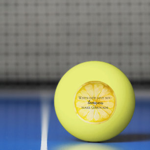 Balle De Ping Pong La Vie Vous Donne Une Citation De Citron