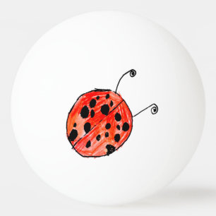 Balle De Ping Pong Ladybug