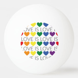 Balle De Ping Pong L'amour de l'illustration LGBT est amour