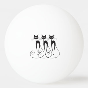 Balle De Ping Pong Le chat lunatique PERSONNALISENT