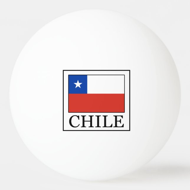 Balle De Ping Pong Le Chili (Devant)