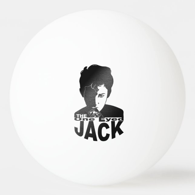Balle De Ping Pong Le Jack à un oeil (Dos)