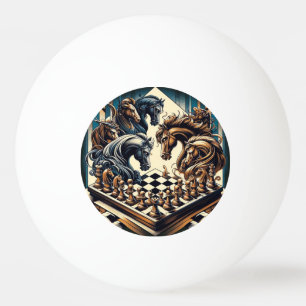 Balle De Ping Pong Le jeu des chevaliers - les échecs rencontre l'ima