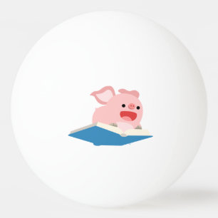 Balle De Ping Pong Le livre volant et la balle de ping-pong de cochon