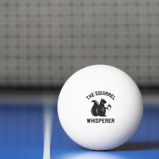 Balle De Ping Pong Le Whisperer d'écureuil | Écureuil (Filet)