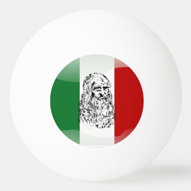 Balle De Ping Pong Leonardo da Vinci (Devant)