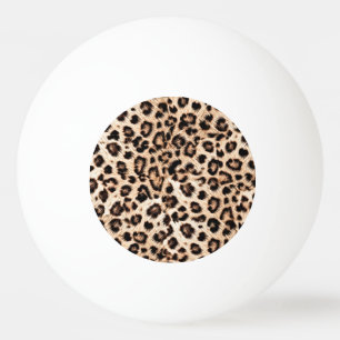 Balle De Ping Pong Leopard Design Motif : Wild Elegance.