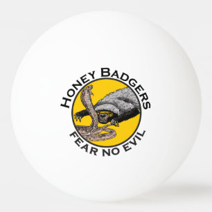 Balle De Ping Pong Les blaireaux de miel ne craignent aucun art