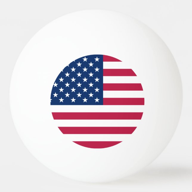 Balle De Ping Pong les Etats-Unis (Devant)