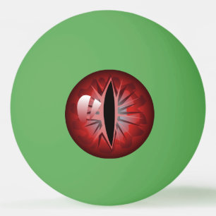 Balle De Ping Pong Les yeux rouges d'horreur des yeux ping pong Ball