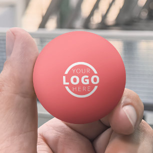 Balle De Ping Pong Logo d'entreprise personnalisé rose d'entreprise