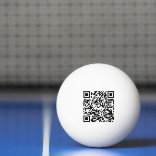 Balle De Ping Pong Logo professionnel de code QR