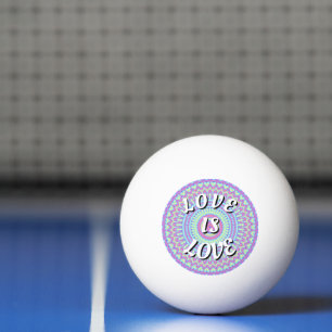 Balle De Ping Pong Love Is Love Fierté
