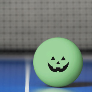 Balle De Ping Pong Lumière drôle Dans l'obscurité Jack-o'-lantern Hal