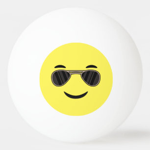 Balle De Ping Pong Lunettes de soleil Emoji