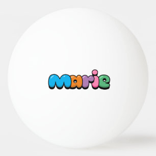 Balle De Ping Pong Marie