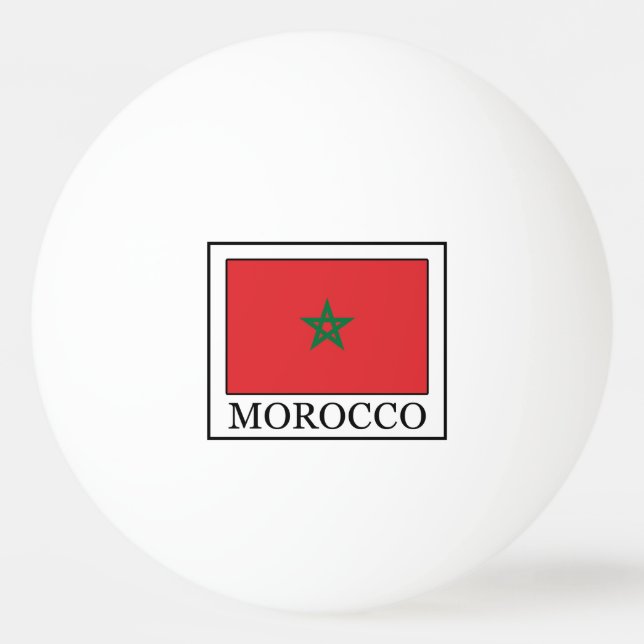 Balle De Ping Pong Maroc (Devant)