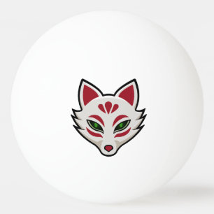 Balle De Ping Pong Masque Kitsune Fox
