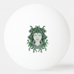 Balle De Ping Pong Medusa Gorgo Snake Gorgin Monster Mythologie grecq