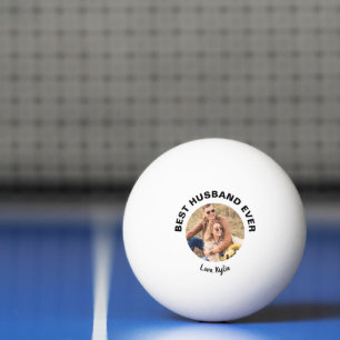 Balle De Ping Pong Meilleur Mari Jamais Photo personnalisée