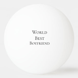 Balle De Ping Pong Meilleur mari petit ami homme journée de la Saint-